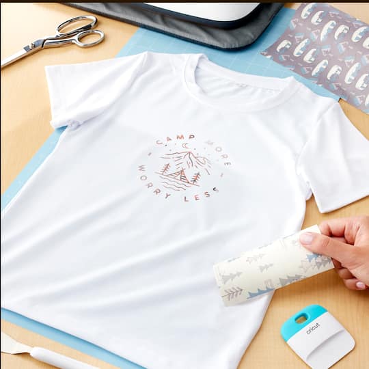 Cricut® White Blank Youth Crew Neck T-Shirt